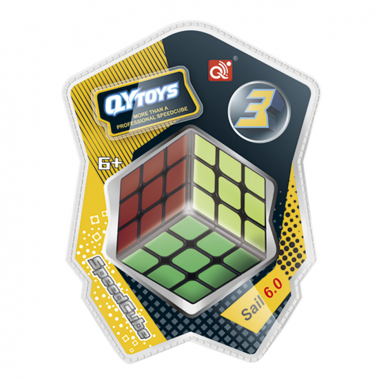 Cubo De Armar 3x3 Negro Qiyi