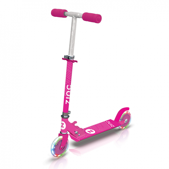 Patineta Rosa Zinc Con Luces Hypro 3+ Jumbo
