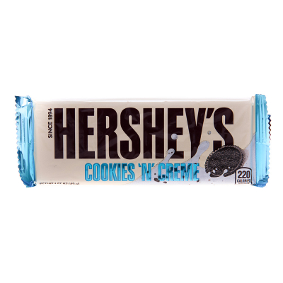 Chocolate Hershey'S Cookies'N Creme Barra 1.55 Onz