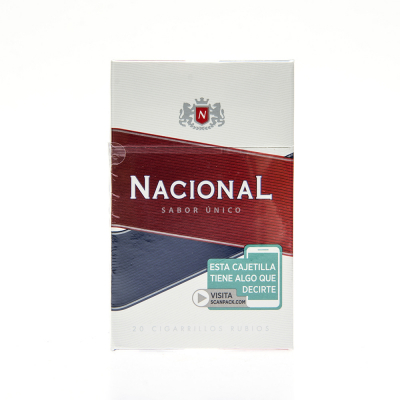 Cigarrillo Nacional Grande 20 Und/Paq 