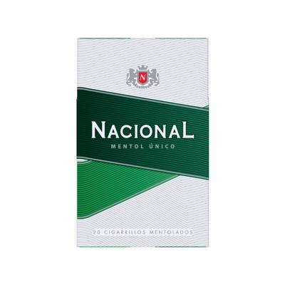 Cigarrillo Mentolado Grande Nacional 20 Und/Paq