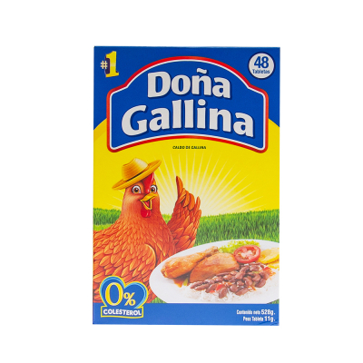 Caldo Doña Gallina 48 Und/Paq