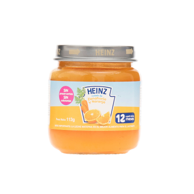 Compota De Zanahoria Y Naranja Heinz 113 Gr