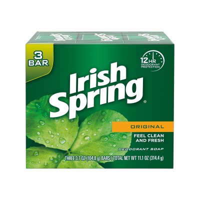 Jabón Original Irish Spring 106 Gr 3 Und/Paq