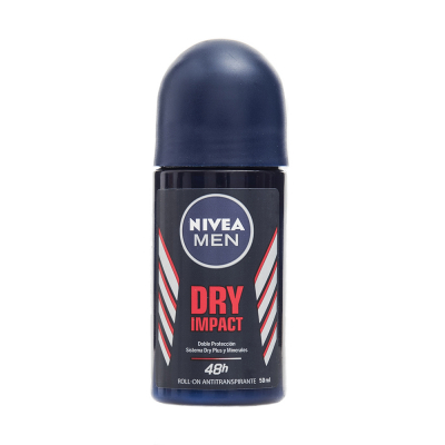 Desodorante Para Hombre Roll On Dry Impact Nivea 50 Ml