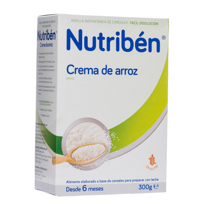 Nutriben Crema De Arroz, 300g : : Alimentación y bebidas
