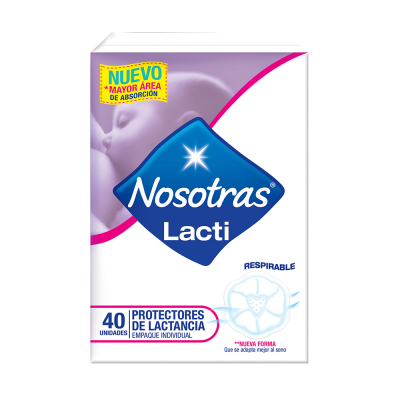 Protectores De Lactancia Nosotras 40 Und/Paq