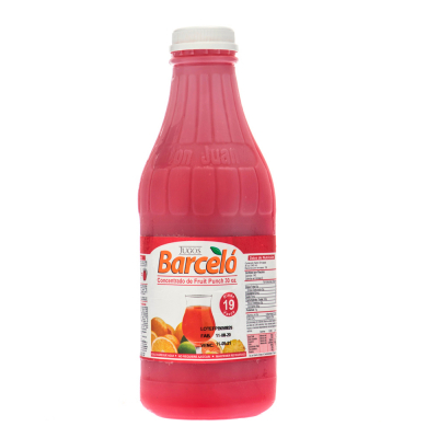 Jugo Concentrado De Fruit Punch Barcelo 30 Onz