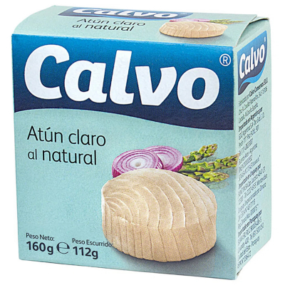 Atun Claro Al Natural Calvo 160 Gr