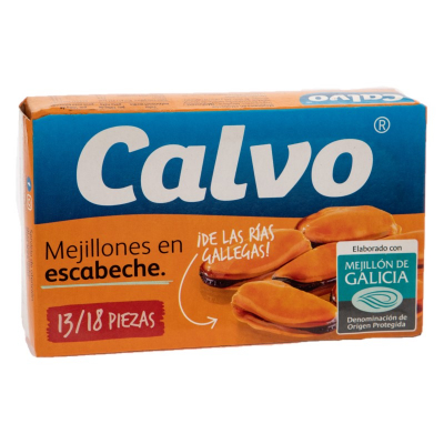 Mejillones En Escabeche Calvo 115 Gr