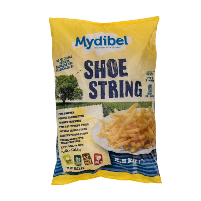 Papas Congeladas Shoe String Mydibel 2.5 Kg