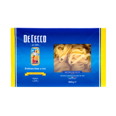 Pasta Fettuccine De Cecco 500 Gr