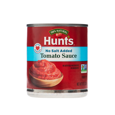 Salsa Para Pasta De Tomate Sin Sal Hunts 8 Onz
