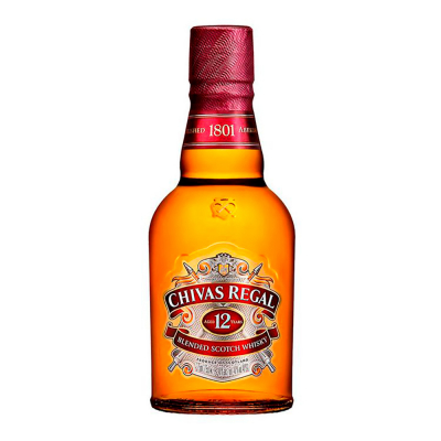 Whisky 12 Años Chivas Regal 37.5 Cl 