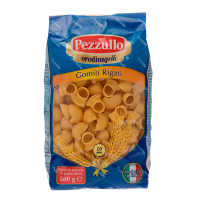 Pasta Gomiti Rigati NO.81 Pezzullo 500 Gr