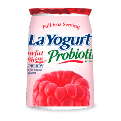 Yogurt Probiótico Sabor Frambuesa La Yogurt 6 Onz