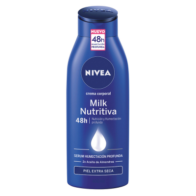 Crema Corporal Milk Nutritiva Para Piel Extra Seca Nivea 250 Ml