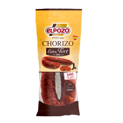 Chorizo Sarta Extra Picante El Pozo 200 Gr