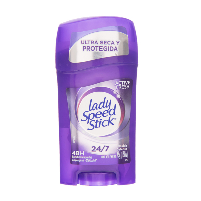 Desodorante Para Mujer Lady Speed Stick Double Defense 45 Gr 