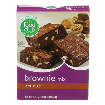 Mezcla Para Brownies Con Nueces Food Club 19.8 Onz