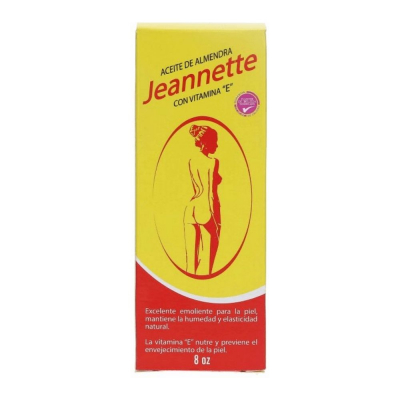 Aceite Corporal De Almendra Con Vitamina E Jeannette 8 Onz