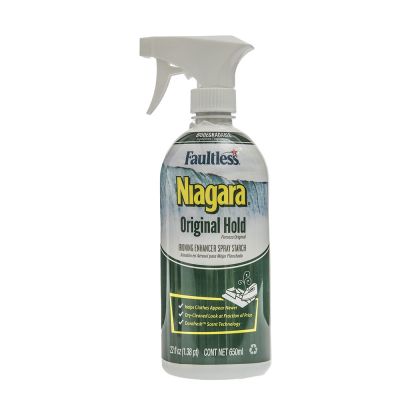 TuDeCandido - El almidón en spray #Niagara mantiene tu plancha limpia y  libre de residuos, lo que ayuda a hacer que el planchado sea más rápido y  más fácil que nunca.😉 .