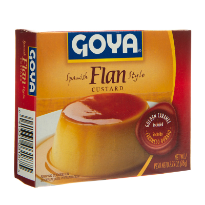 Flan Con Caramelo Goya 2.75 Onz