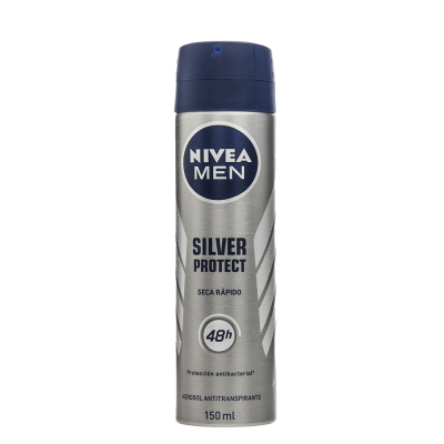 Desodorante Para Hombre En Spray Silver Protect Nivea 150 Ml