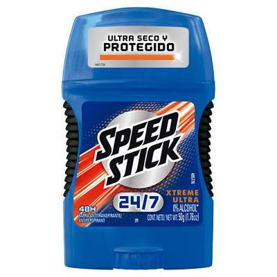 Desodorante Para Hombre Extreme Speed Stick Barra 45 Gr