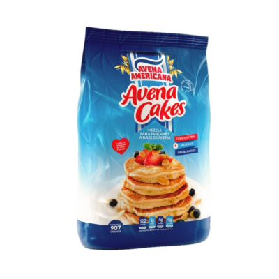 Mezcla Para Pancake De Avena Americana 907 Gr