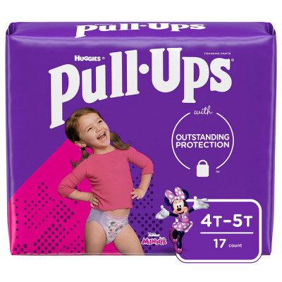 Pañales Pull Ups Para Niñas Huggies 18 Und/Paq 