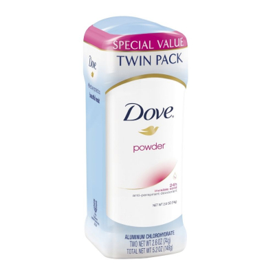 Desodorante Para Mujer Powder Dove 2.6 Onz, 2 Und/Paq