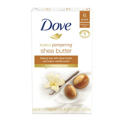 Jabón En Barra Shea Butter Dove 4.25 Onz 6 Und/Paq