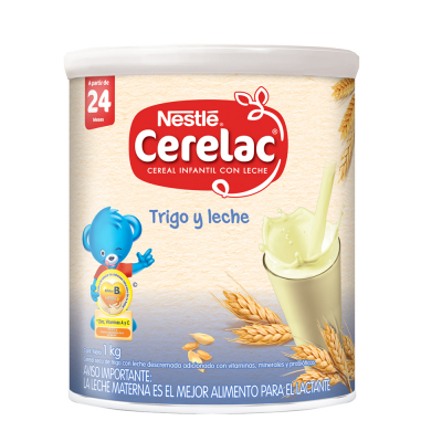 Cereal Infantil Cerelac Trigo y Leche 24 meses 1kg 