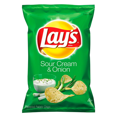 Papas Fritas  Sour Cream And Onion Lays Stax 184 Gr