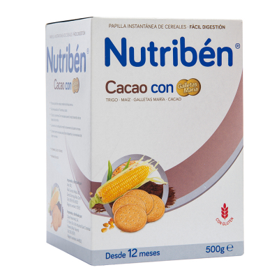 Cereal De Cacao Y Galleta Maria Nutriben 500 Gr