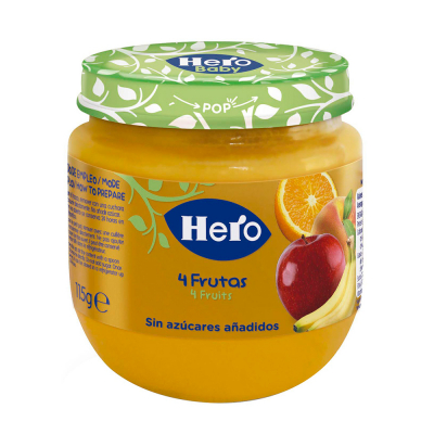 Compota 4 Frutas Hero 115 gr