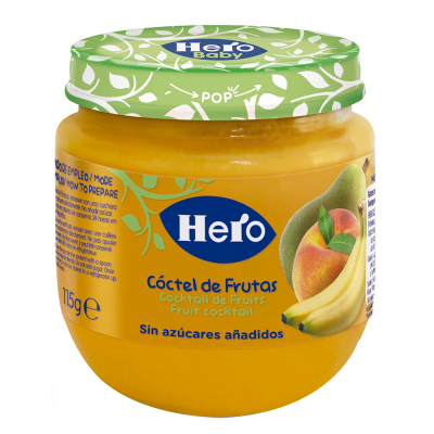 Compota De Coctel De Frutas Hero 115 Gr