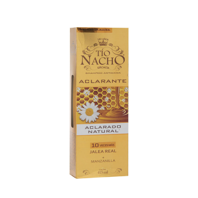 Shampoo Aclarante Con Manzanilla Tío Nacho 415 Ml