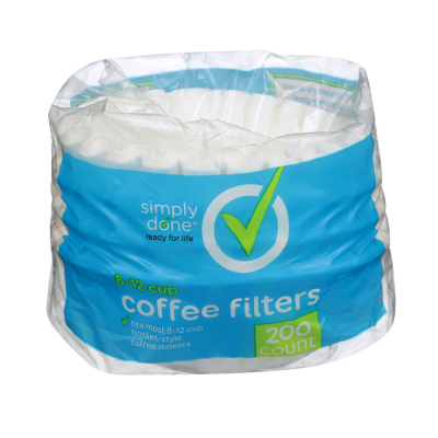 Filtro Para Café 8-12 Tazas Simply Done 200 Und/Paq