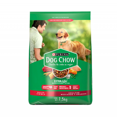 Alimento Para Perros Razas Medianas Y Grandes Dog Chow 7.5 Kg