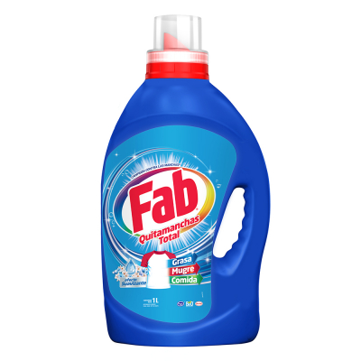 Detergente Líquido Con Suavizante Fab 1 Lt
