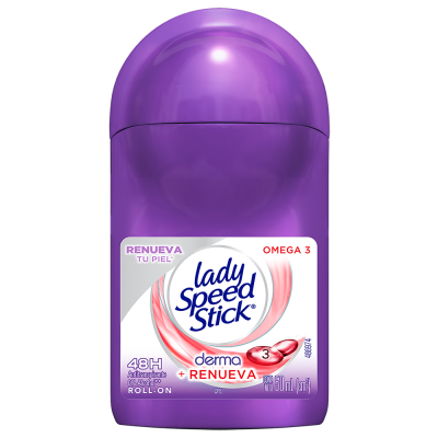 Desodorante Para Mujer Roll On Con Omega 3 Lady Speed Stick 50 Ml