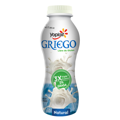 Yogurt Griego Bebible 0% Natural Yoplait 220 Ml