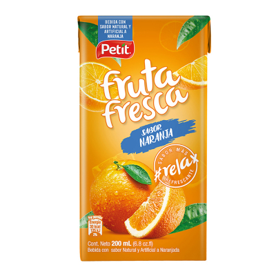 Bebida Sabor Naranja Petit Fruta Fresca 500 Ml