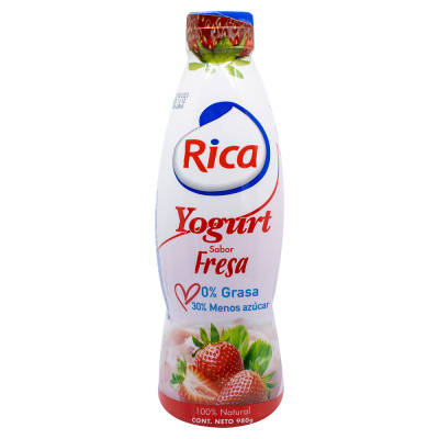 Yogurt Bebible De Fresa Rica 980 Gr