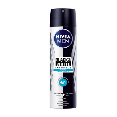 Desodorante Para Hombre En Spray Black & White Fresh Nivea 150 Ml
