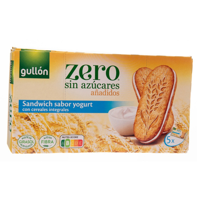 Galleta Sandwich Sabor Yogurt Sin Azucar Gullon 220G