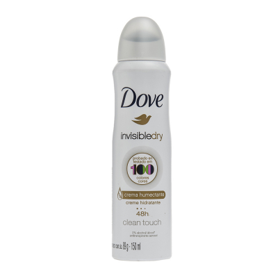 Desodorante Para Mujer En Spray Invisible Dry Dove 150 Ml