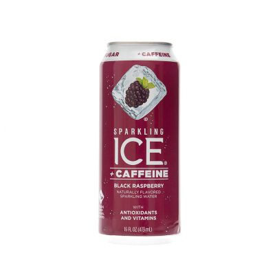 Agua Gasificada Con Cafeína Sabor Black Raspberry Ice Sparkling 